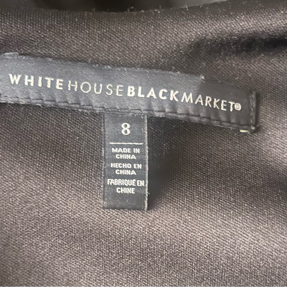 White House Black Market Black Wrap Jumpsuit - Picture 3 of 4